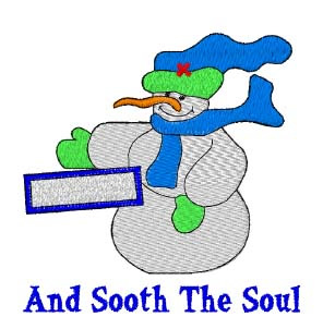 And Sooth The Soul Machine Embroidery Design