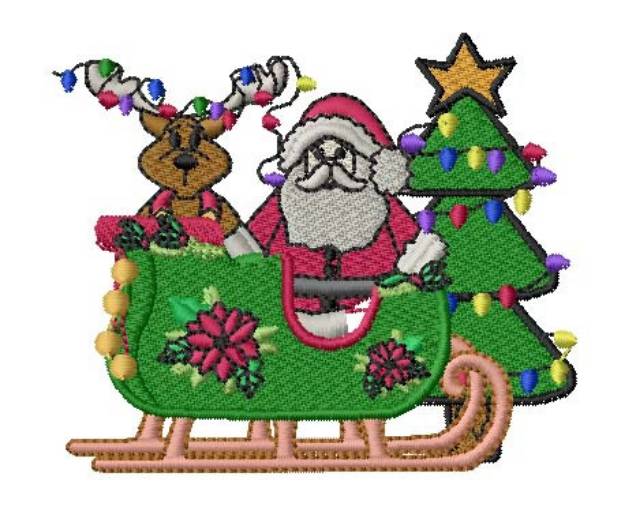 Picture of Christmas Characters Machine Embroidery Design