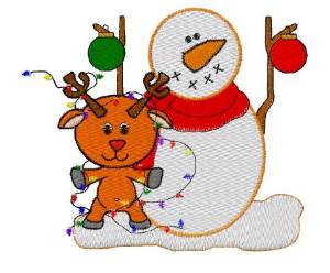 Picture of Christmas Decorations Machine Embroidery Design