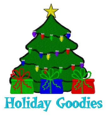 Holiday Goodies Machine Embroidery Design