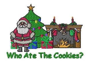 Picture of Who Ate The Cookies Machine Embroidery Design