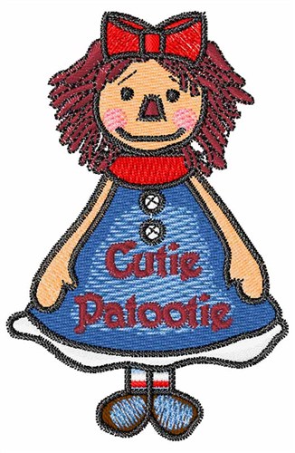 Cutie Patootie Machine Embroidery Design