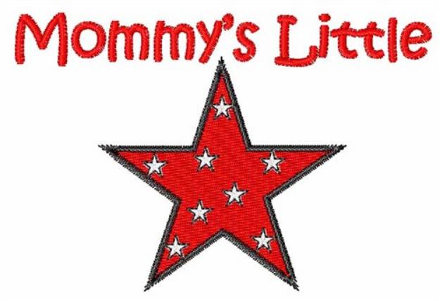 Picture of Mommys Little Star Machine Embroidery Design