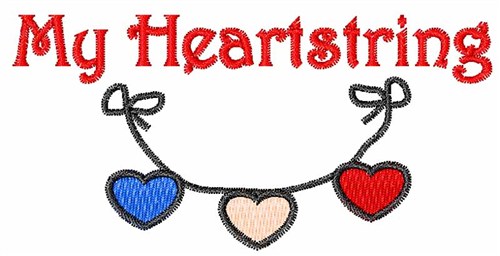 My Heartstrings Machine Embroidery Design