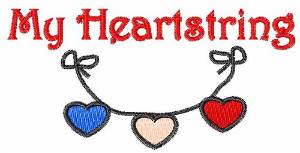Picture of My Heartstrings Machine Embroidery Design