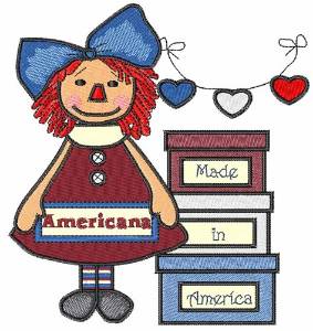 Picture of Made in America Machine Embroidery Design
