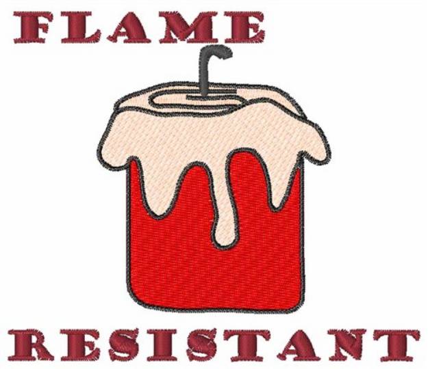 Picture of Flame Resistant Machine Embroidery Design