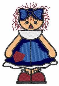 Picture of Rag Doll Machine Embroidery Design