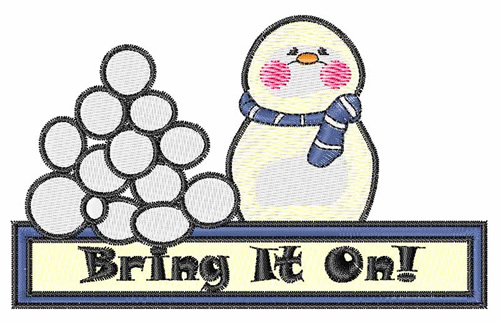 Bring It On Machine Embroidery Design