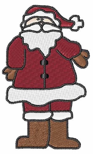 Santa Machine Embroidery Design