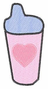 Picture of Sippy Cup Machine Embroidery Design