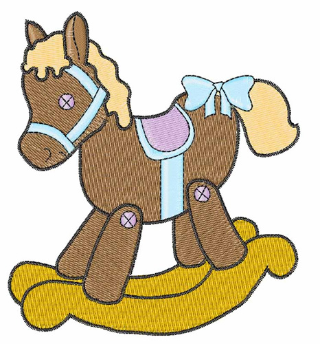 Hobby Horse Machine Embroidery Design
