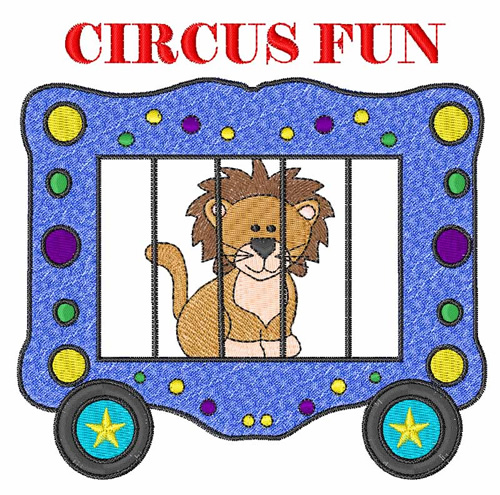 Circus Fun Machine Embroidery Design