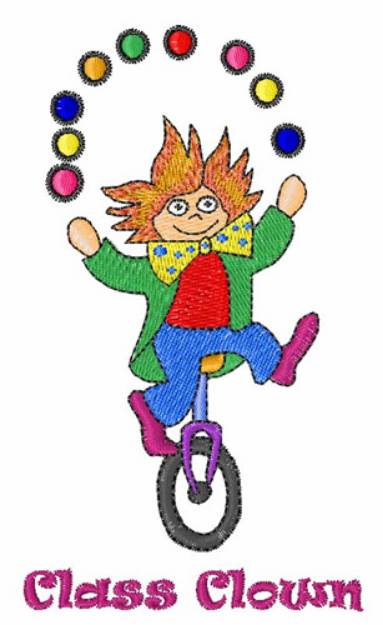 Picture of Class Clown Machine Embroidery Design
