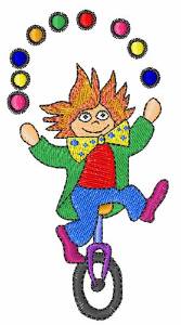 Picture of Circus Clown Machine Embroidery Design
