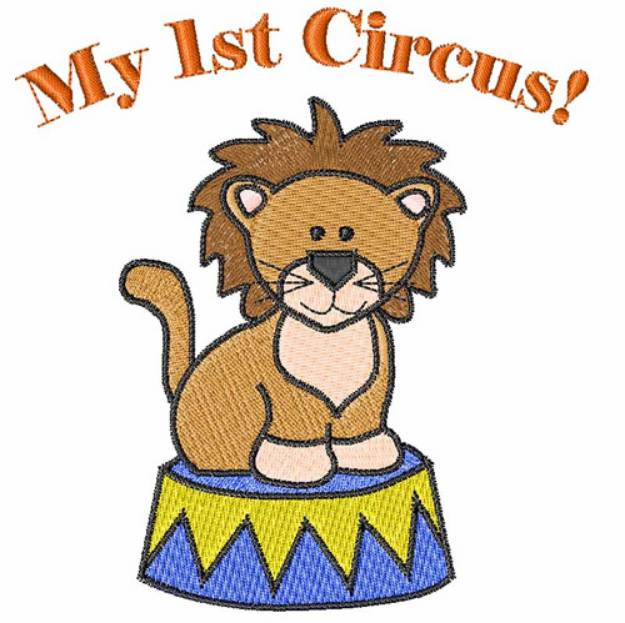 Picture of My 1st Circus Machine Embroidery Design
