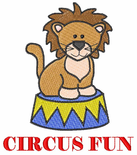 Circus Fun Machine Embroidery Design