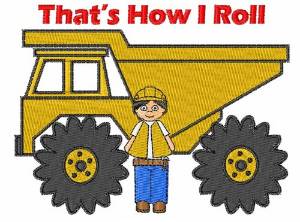 Picture of Thats How I Roll Machine Embroidery Design