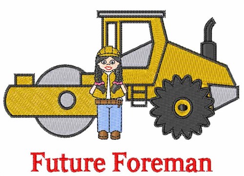 Future Foreman Machine Embroidery Design