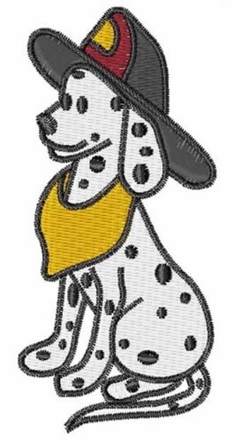 Picture of Fire Dog Machine Embroidery Design
