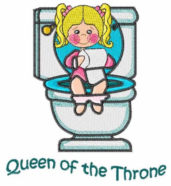 Picture of Queen Of The Throne Machine Embroidery Design