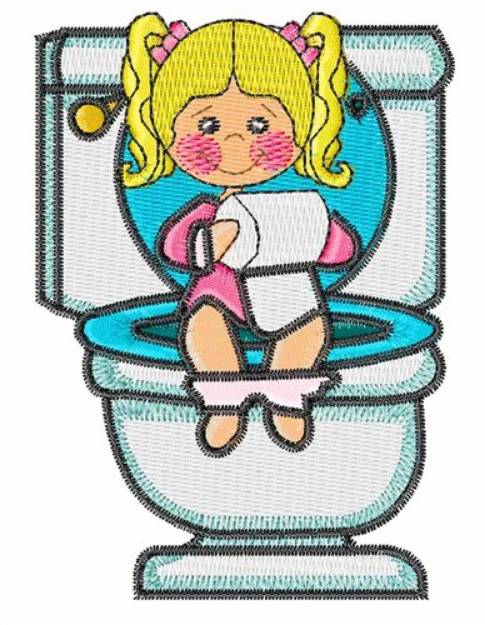 Picture of Potty Time Machine Embroidery Design