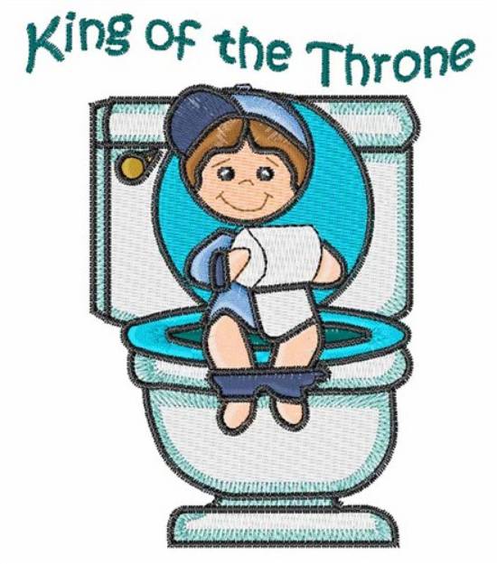 Picture of King Of The Throne Machine Embroidery Design
