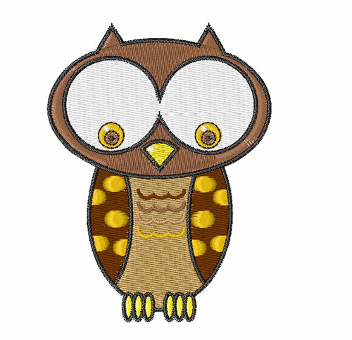 Owl Machine Embroidery Design