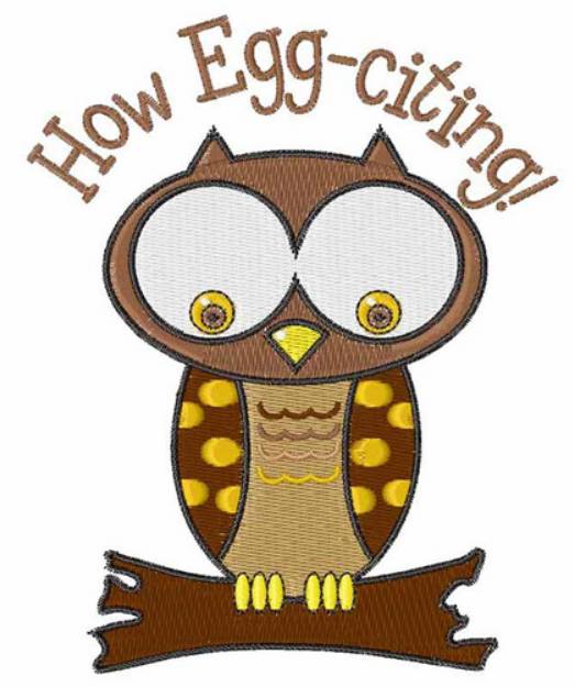 Picture of How Egg-citing Machine Embroidery Design