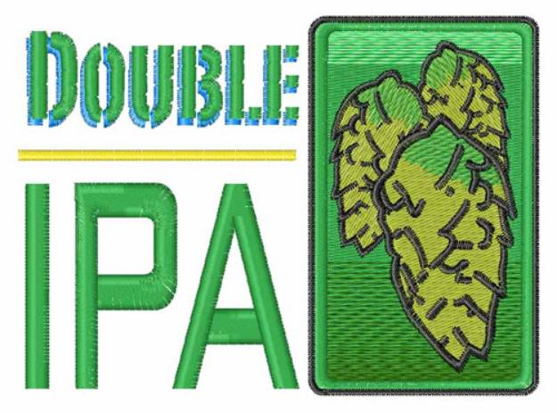Picture of Double IPA Machine Embroidery Design