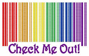 Picture of Check Me Out Machine Embroidery Design