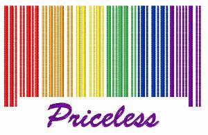Picture of Priceless Machine Embroidery Design
