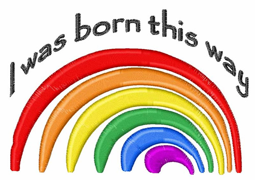 Born This Way Machine Embroidery Design