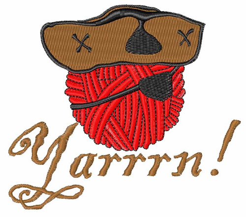 Yarrrrn Machine Embroidery Design