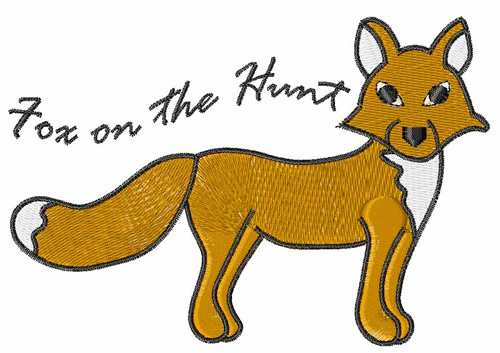 On The Hunt Machine Embroidery Design