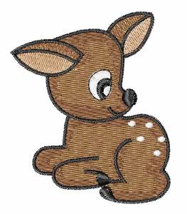 Picture of Little Deer Machine Embroidery Design