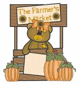 Picture of The Farmers Market Machine Embroidery Design