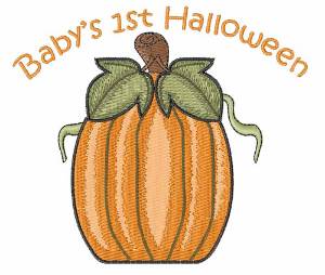 Picture of Babys 1st Halloween Machine Embroidery Design