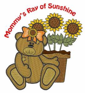 Picture of Mommys Sunshine Machine Embroidery Design