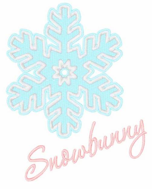 Picture of Snowbunny Machine Embroidery Design