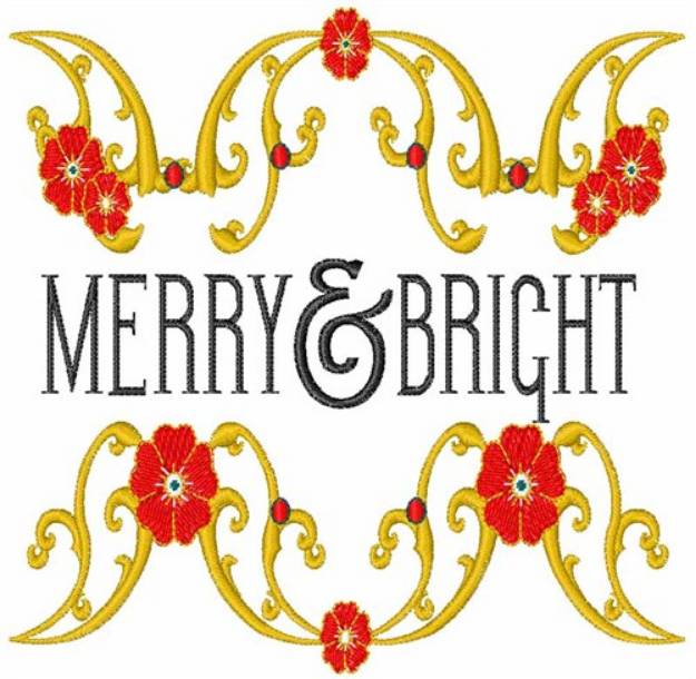 Picture of Merry & Bright Machine Embroidery Design