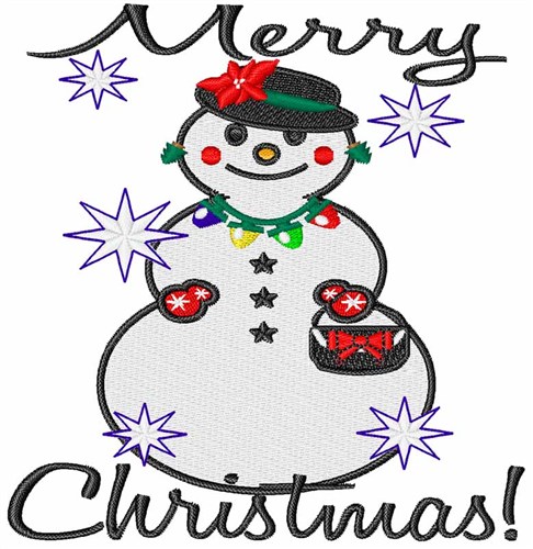 Merry Christmas! Machine Embroidery Design