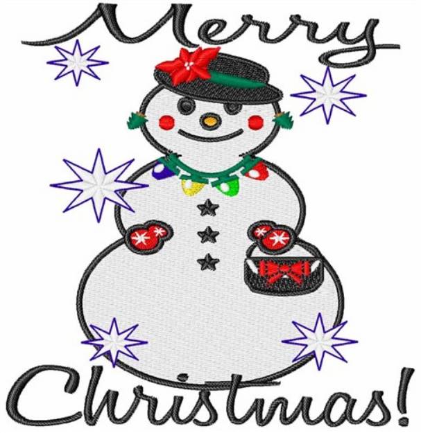 Picture of Merry Christmas! Machine Embroidery Design