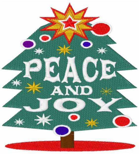 Picture of Peace And Joy Machine Embroidery Design
