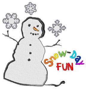 Picture of Snow-Day Fun Machine Embroidery Design
