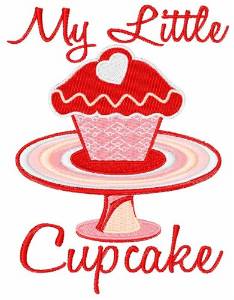 Picture of My Little Cupcake Machine Embroidery Design