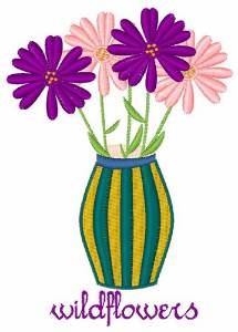 Picture of Wildflowers Machine Embroidery Design