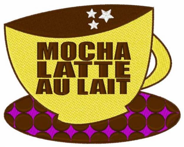 Picture of Mocha Latte Machine Embroidery Design