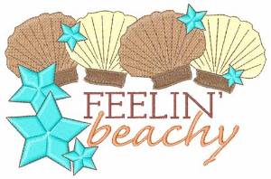 Picture of Feelin Beachy Machine Embroidery Design