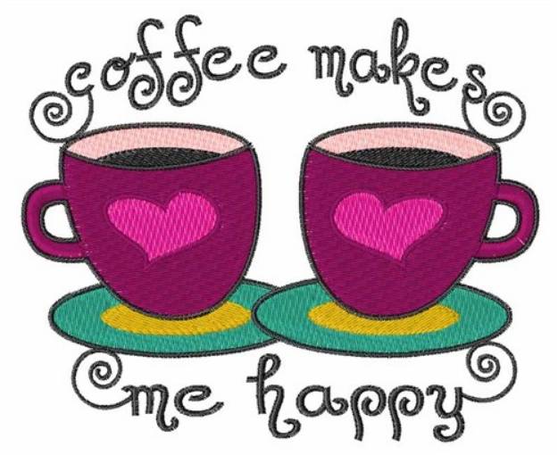Picture of Coffee Lover Machine Embroidery Design